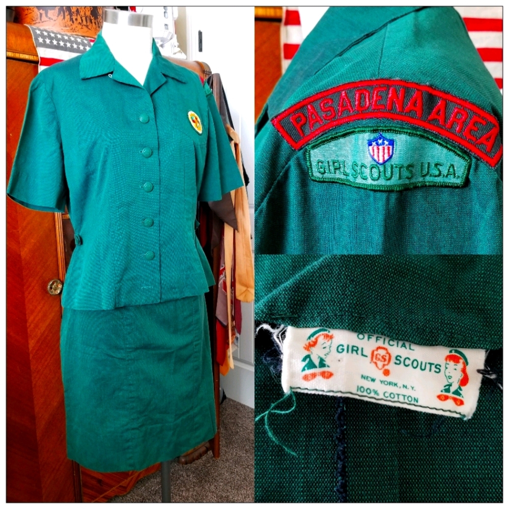 Vintage 1950s Girl Scout Uniform